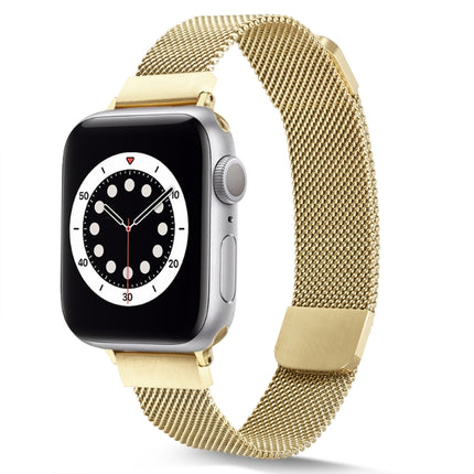 Small Waist Dual Section Milan Replacement Watchband For Apple Watch Series, 7 45mm / 6 & SE & 5 & 4 44mm / 3 & 2 & 1 42mm, 7 41mm / 6 & SE & 5 & 4 40mm / 3 & 2 & 1 38mm - DealBuddy