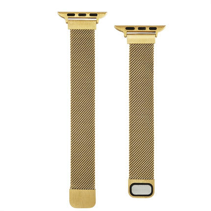 Small Waist Dual Section Milan Replacement Watchband For Apple Watch Series, 7 45mm / 6 & SE & 5 & 4 44mm / 3 & 2 & 1 42mm, 7 41mm / 6 & SE & 5 & 4 40mm / 3 & 2 & 1 38mm - DealBuddy