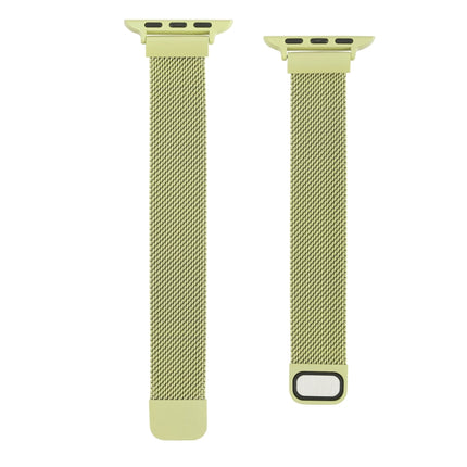 Small Waist Dual Section Milan Replacement Watchband For Apple Watch Series, 7 45mm / 6 & SE & 5 & 4 44mm / 3 & 2 & 1 42mm, 7 41mm / 6 & SE & 5 & 4 40mm / 3 & 2 & 1 38mm - DealBuddy