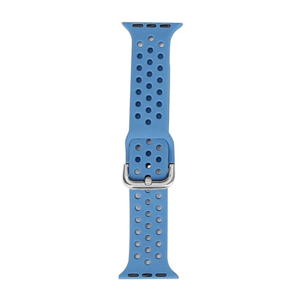 Silicone Replacement Watchband For Apple Watch Series, 7 45mm / 6 & SE & 5 & 4 44mm / 3 & 2 & 1 42mm - DealBuddy