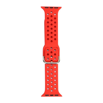 Silicone Replacement Watchband For Apple Watch Series, 7 45mm / 6 & SE & 5 & 4 44mm / 3 & 2 & 1 42mm - DealBuddy