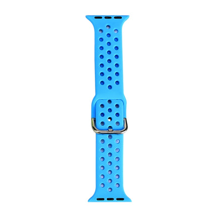 Silicone Replacement Watchband For Apple Watch Series, 7 45mm / 6 & SE & 5 & 4 44mm / 3 & 2 & 1 42mm - DealBuddy