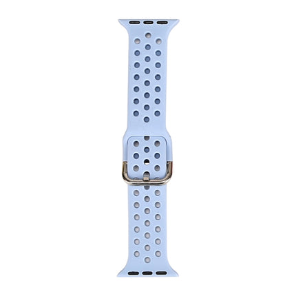 Silicone Replacement Watchband For Apple Watch Series, 7 45mm / 6 & SE & 5 & 4 44mm / 3 & 2 & 1 42mm - DealBuddy