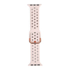 Silicone Replacement Watchband For Apple Watch Series, 7 45mm / 6 & SE & 5 & 4 44mm / 3 & 2 & 1 42mm - DealBuddy