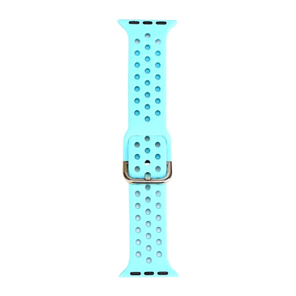 Silicone Replacement Watchband For Apple Watch Series, 7 45mm / 6 & SE & 5 & 4 44mm / 3 & 2 & 1 42mm - DealBuddy