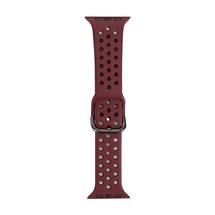 Silicone Replacement Watchband For Apple Watch Series, 7 41mm / 6 & SE & 5 & 4 40mm / 3 & 2 & 1 38mm - DealBuddy