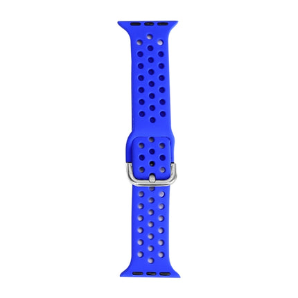 Silicone Replacement Watchband For Apple Watch Series, 7 41mm / 6 & SE & 5 & 4 40mm / 3 & 2 & 1 38mm - DealBuddy