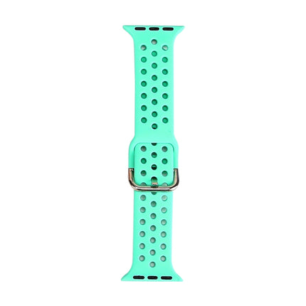Silicone Replacement Watchband For Apple Watch Series, 7 41mm / 6 & SE & 5 & 4 40mm / 3 & 2 & 1 38mm - DealBuddy