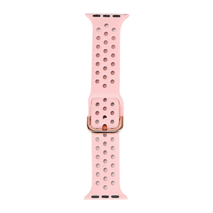 Silicone Replacement Watchband For Apple Watch Series, 7 41mm / 6 & SE & 5 & 4 40mm / 3 & 2 & 1 38mm - DealBuddy