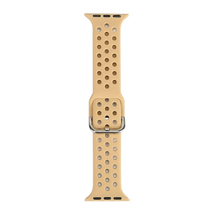 Silicone Replacement Watchband For Apple Watch Series, 7 41mm / 6 & SE & 5 & 4 40mm / 3 & 2 & 1 38mm - DealBuddy