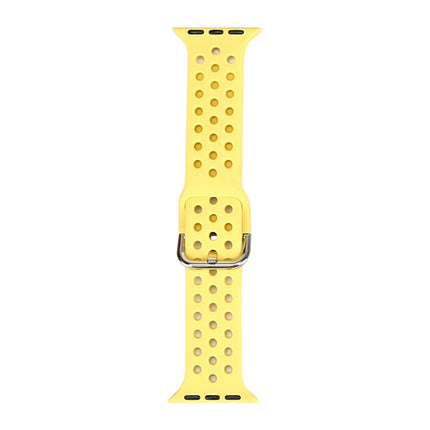 Silicone Replacement Watchband For Apple Watch Series, 7 41mm / 6 & SE & 5 & 4 40mm / 3 & 2 & 1 38mm - DealBuddy