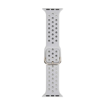 Silicone Replacement Watchband For Apple Watch Series, 7 41mm / 6 & SE & 5 & 4 40mm / 3 & 2 & 1 38mm - DealBuddy