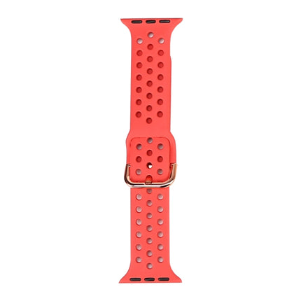 Silicone Replacement Watchband For Apple Watch Series, 7 41mm / 6 & SE & 5 & 4 40mm / 3 & 2 & 1 38mm - DealBuddy