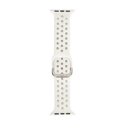 Silicone Replacement Watchband For Apple Watch Series, 7 41mm / 6 & SE & 5 & 4 40mm / 3 & 2 & 1 38mm - DealBuddy