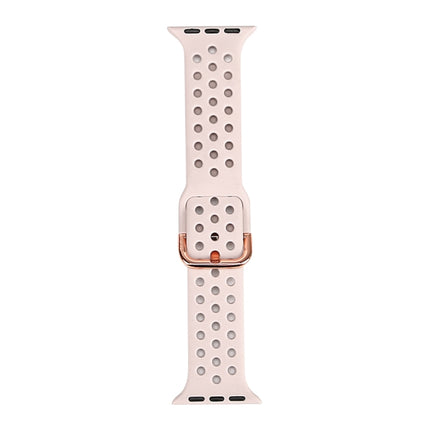 Silicone Replacement Watchband For Apple Watch Series, 7 41mm / 6 & SE & 5 & 4 40mm / 3 & 2 & 1 38mm - DealBuddy