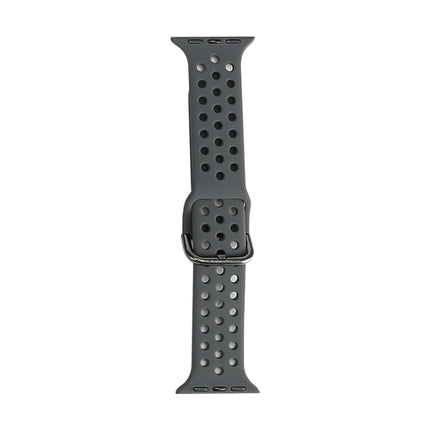 Silicone Replacement Watchband For Apple Watch Series, 7 41mm / 6 & SE & 5 & 4 40mm / 3 & 2 & 1 38mm - DealBuddy
