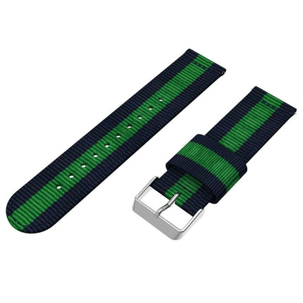 For Samsung Galaxy Watch4 40/44mm & Watch4 Classic 42/46mm Split Nylon Replacement Strap Watchband - DealBuddy