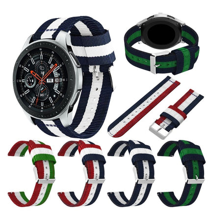 For Samsung Galaxy Watch4 40/44mm & Watch4 Classic 42/46mm Split Nylon Replacement Strap Watchband - DealBuddy
