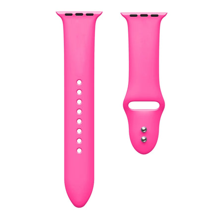 Double Nail Silicone Replacement Strap Watchband For Apple Watch Series, 7 45mm / 6 & SE & 5 & 4 44mm / 3 & 2 & 1 42mm, 7 41mm / 6 & SE & 5 & 4 40mm / 3 & 2 & 1 38mm - DealBuddy