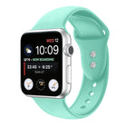 Double Nail Silicone Replacement Strap Watchband For Apple Watch Series, 7 45mm / 6 & SE & 5 & 4 44mm / 3 & 2 & 1 42mm, 7 41mm / 6 & SE & 5 & 4 40mm / 3 & 2 & 1 38mm - DealBuddy