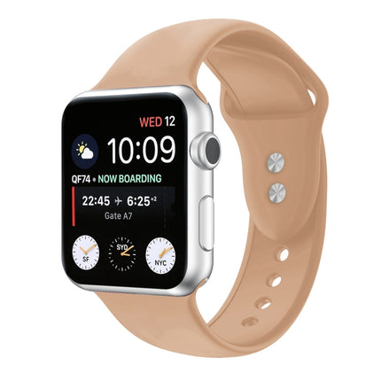Double Nail Silicone Replacement Strap Watchband For Apple Watch Series, 7 45mm / 6 & SE & 5 & 4 44mm / 3 & 2 & 1 42mm, 7 41mm / 6 & SE & 5 & 4 40mm / 3 & 2 & 1 38mm - DealBuddy