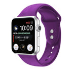 Double Nail Silicone Replacement Strap Watchband For Apple Watch Series, 7 45mm / 6 & SE & 5 & 4 44mm / 3 & 2 & 1 42mm, 7 41mm / 6 & SE & 5 & 4 40mm / 3 & 2 & 1 38mm - DealBuddy