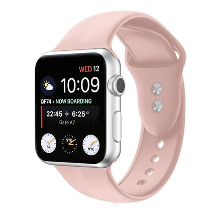 Double Nail Silicone Replacement Strap Watchband For Apple Watch Series, 7 45mm / 6 & SE & 5 & 4 44mm / 3 & 2 & 1 42mm, 7 41mm / 6 & SE & 5 & 4 40mm / 3 & 2 & 1 38mm - DealBuddy