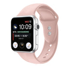 Double Nail Silicone Replacement Strap Watchband For Apple Watch Series, 7 45mm / 6 & SE & 5 & 4 44mm / 3 & 2 & 1 42mm, 7 41mm / 6 & SE & 5 & 4 40mm / 3 & 2 & 1 38mm - DealBuddy