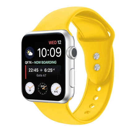 Double Nail Silicone Replacement Strap Watchband For Apple Watch Series, 7 45mm / 6 & SE & 5 & 4 44mm / 3 & 2 & 1 42mm, 7 41mm / 6 & SE & 5 & 4 40mm / 3 & 2 & 1 38mm - DealBuddy