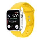 Double Nail Silicone Replacement Strap Watchband For Apple Watch Series, 7 45mm / 6 & SE & 5 & 4 44mm / 3 & 2 & 1 42mm, 7 41mm / 6 & SE & 5 & 4 40mm / 3 & 2 & 1 38mm - DealBuddy