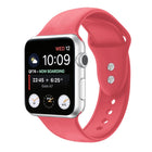 Double Nail Silicone Replacement Strap Watchband For Apple Watch Series, 7 45mm / 6 & SE & 5 & 4 44mm / 3 & 2 & 1 42mm, 7 41mm / 6 & SE & 5 & 4 40mm / 3 & 2 & 1 38mm - DealBuddy