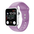 Double Nail Silicone Replacement Strap Watchband For Apple Watch Series, 7 45mm / 6 & SE & 5 & 4 44mm / 3 & 2 & 1 42mm, 7 41mm / 6 & SE & 5 & 4 40mm / 3 & 2 & 1 38mm - DealBuddy