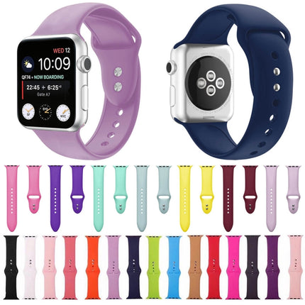 Double Nail Silicone Replacement Strap Watchband For Apple Watch Series - DealBuddy