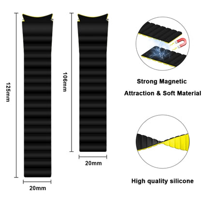 Silicone Magnetic Replacement Strap Watchband, For Samsung Galaxy Watch4 40mm / 44mm - DealBuddy