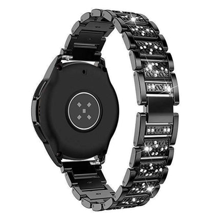 Three-beads Diamond Steel Replacement Strap Watchband