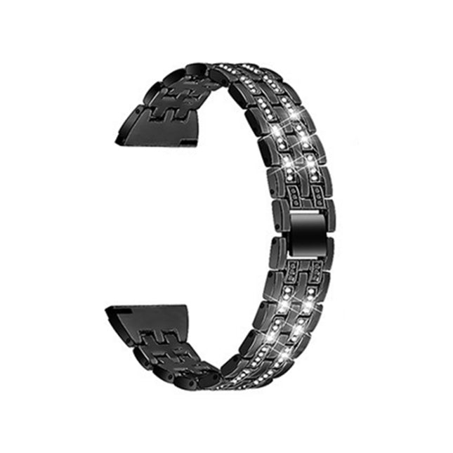 For Samsung Smart Watch Double Rows Diamond Steel Replacement Strap Watchband, 22mm - DealBuddy