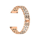 For Samsung Smart Watch Double Rows Diamond Steel Replacement Strap Watchband