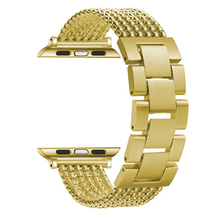 Six-chains Three-beads Steel Replacement Strap Watchband For Apple Watch Series, 7 41mm / 6 & SE & 5 & 4 40mm / 3 & 2 & 1 38mm, 7 45mm / 6 & SE & 5 & 4 44mm / 3 & 2 & 1 42mm - DealBuddy