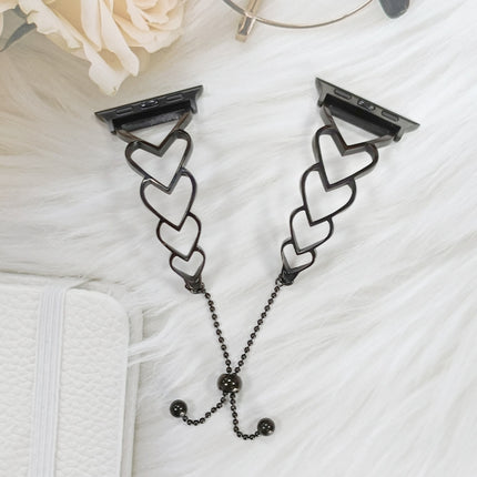 Heart Metal Replacement Strap Watchband For Apple Watch Series - DealBuddy