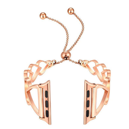 Heart Metal Replacement Strap Watchband For Apple Watch Series - DealBuddy