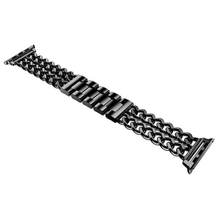 Metal Cowboy Replacement Strap Watchband For Apple Watch Series, 7 41mm / 6 & SE & 5 & 4 40mm / 3 & 2 & 1 38mm, 7 45mm / 6 & SE & 5 & 4 44mm / 3 & 2 & 1 42mm - DealBuddy