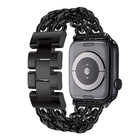 Metal Cowboy Replacement Strap Watchband For Apple Watch Series, 7 41mm / 6 & SE & 5 & 4 40mm / 3 & 2 & 1 38mm, 7 45mm / 6 & SE & 5 & 4 44mm / 3 & 2 & 1 42mm - DealBuddy