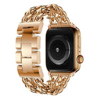 Metal Cowboy Replacement Strap Watchband For Apple Watch Series, 7 41mm / 6 & SE & 5 & 4 40mm / 3 & 2 & 1 38mm, 7 45mm / 6 & SE & 5 & 4 44mm / 3 & 2 & 1 42mm - DealBuddy