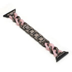 7 41mm / 6 & SE & 5 & 4 40mm / 3 & 2 & 1 38mm / Black+Pink