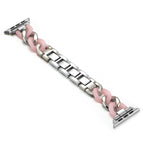 7 41mm / 6 & SE & 5 & 4 40mm / 3 & 2 & 1 38mm / Silver+Pink