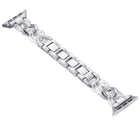 Cowboy Chain + Resin Metal Replacement Strap Watchband For Apple Watch Series, 7 41mm / 6 & SE & 5 & 4 40mm / 3 & 2 & 1 38mm, 7 45mm / 6 & SE & 5 & 4 44mm / 3 & 2 & 1 42mm - DealBuddy