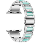 7 41mm / 6 & SE & 5 & 4 40mm / 3 & 2 & 1 38mm / Silver Blue
