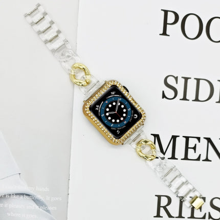 Transparent Cowboy Chain Replacement Strap Watchband For Apple Watch Series - DealBuddy