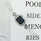 Transparent Cowboy Chain Replacement Strap Watchband For Apple Watch Series - DealBuddy