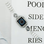 7 45mm / 6 & SE & 5 & 4 44mm / 3 & 2 & 1 42mm / Silver